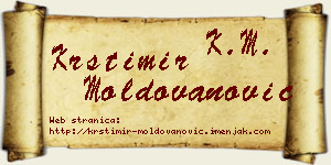 Krstimir Moldovanović vizit kartica